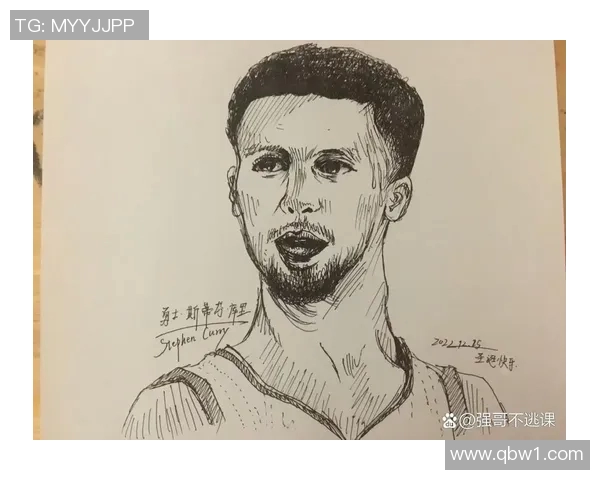 篮球明星简约素描艺术作品展示与创作技巧分享